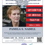Flyer for Pamela Nadell Book Talk