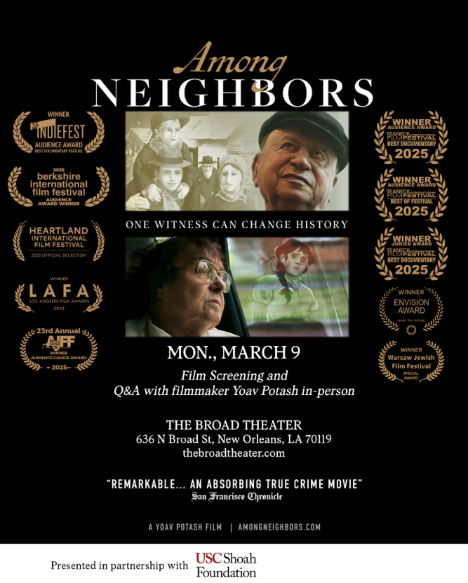 “Among Neighbors” Film Screening and Q&A with Filmmaker, Yoav Potash