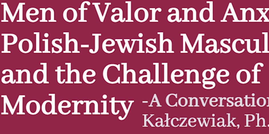 Flyer for Men of Valor and Anxiety event