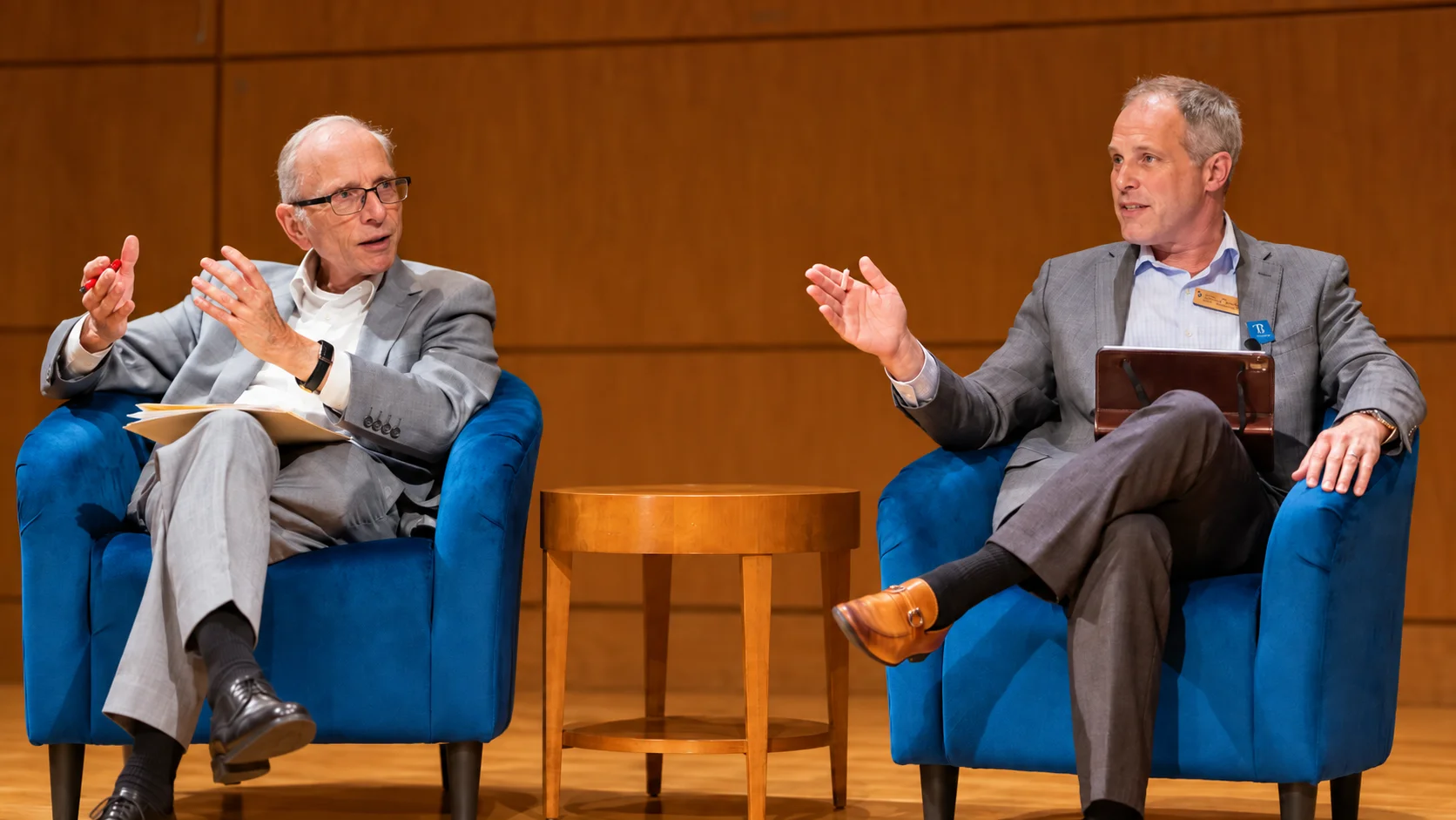 Jonathan D. Sarna and Michael R. Cohen Engage in Formal Discussion